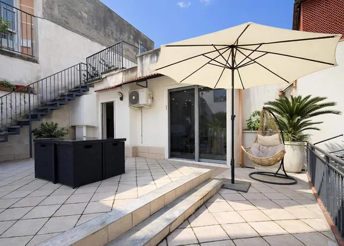 Ferienwohnung Terrazzo Privato - Centro - 10 Min Pompei & Vesuvio Torre Annunziata Foto